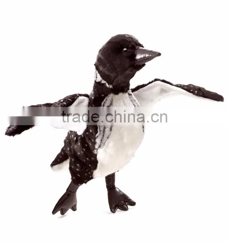 St dancing and singing loon bird with PU material plush toys for baby