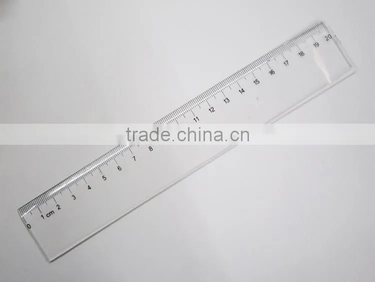 15cm logo printed straight ruler