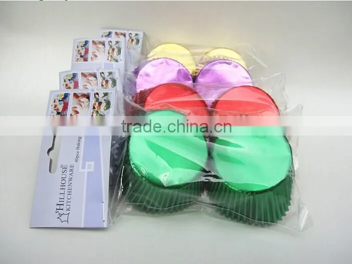 Foil muffin cake cases cup round cake tools Made in China Guangzhou