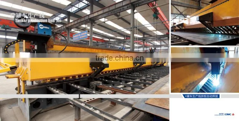 CIMC ISO Standard 3 Axle 50000L Steel Fuel Tanker Semi Trailer Capacity 40 Ton