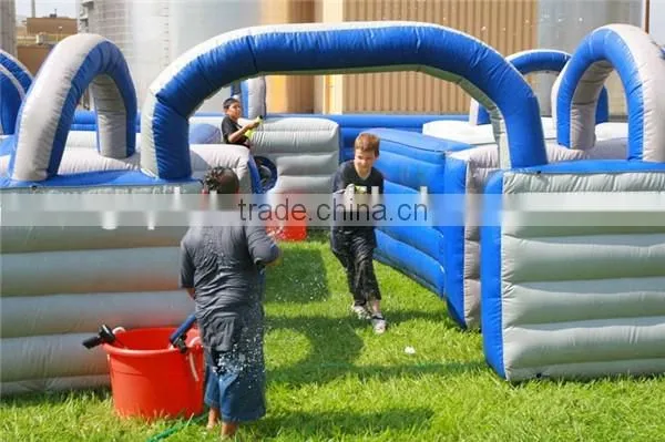 Interesting game inflatable water tag / new design inflatable maze for fun