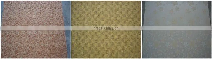 595*595MM print and hot-stamping pvc ceiling panel