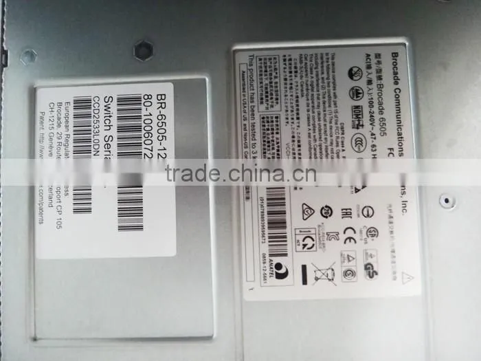 BR-6505-12-0R Brocade 6505 12 Ports FC SAS Switch