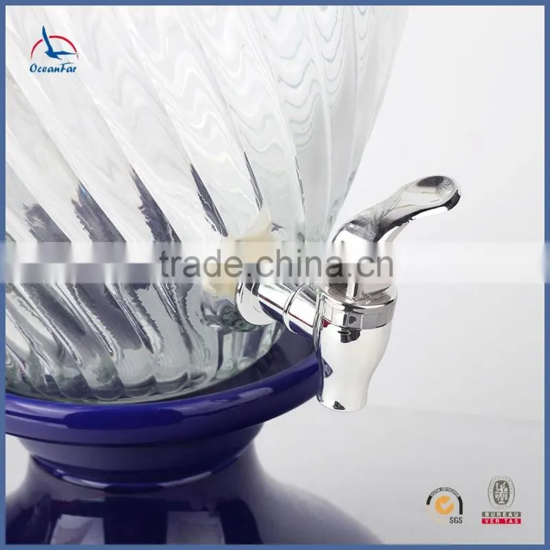 5L Glass Water Dispenser Wholeslae Market Glass Dispenser With Tap