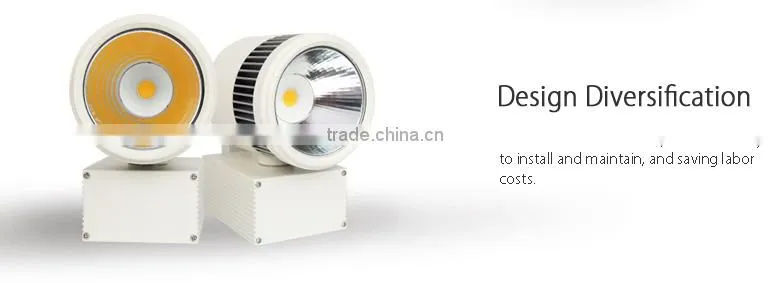 High brightness low flicker color changing led track lighting