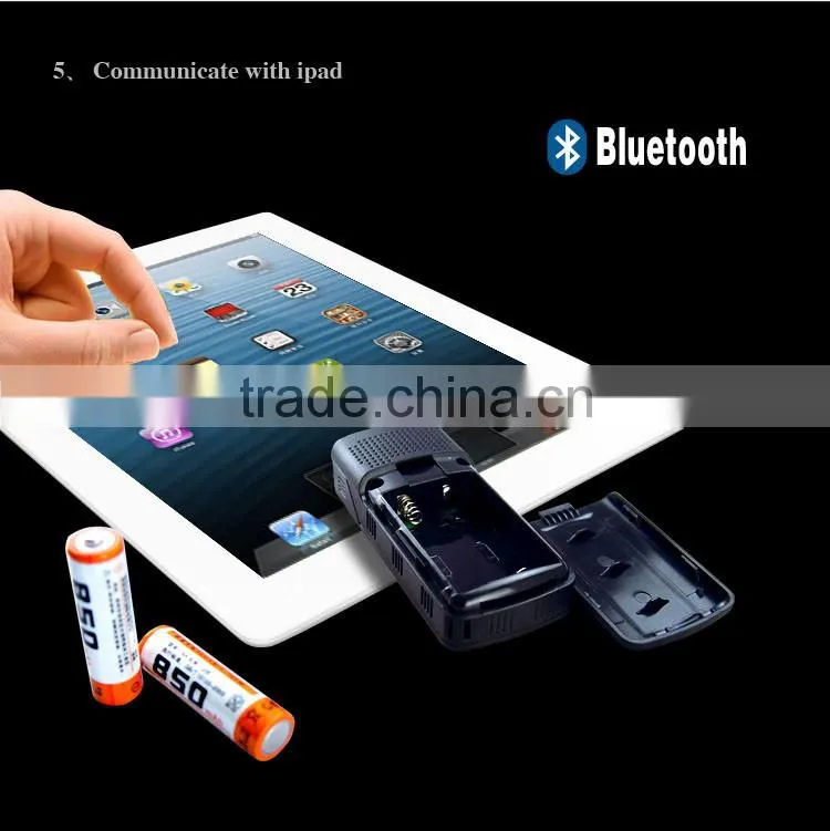 1D Mini Portable Wireless Bluetooth CCD Barcode Scanner for Supermarket, Library, Storehouse