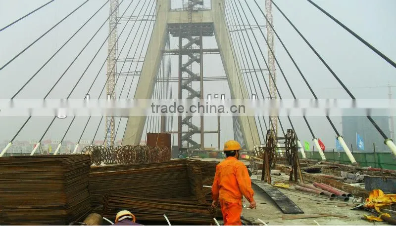 galvanized steel strand integral extrusion suspension cable