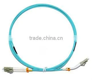 3m LC-LC OM3 MM duplex in green color fiber optic patch cord