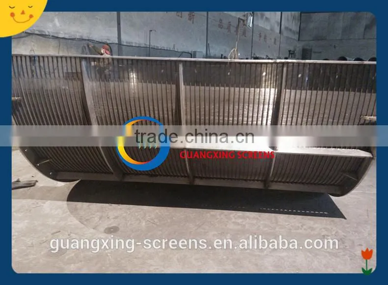 flow from out to in rotary water filter screen