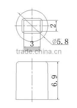 SC303 Push button switch cap