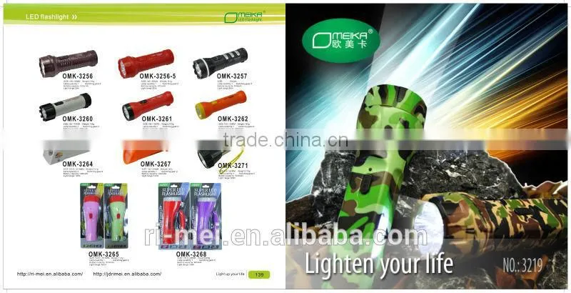 New design fashion 3 led torch