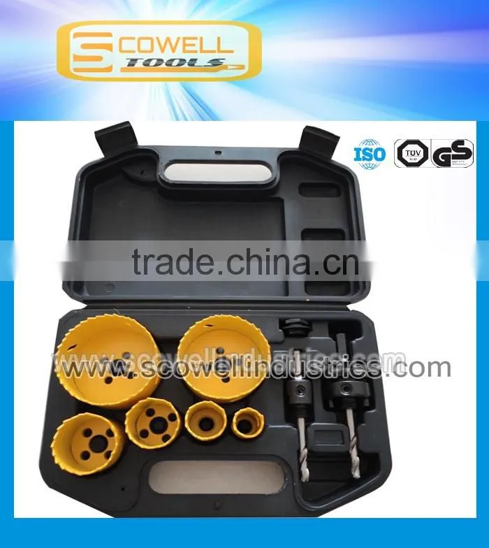 17PCS HSS Bimetal Hole Saw Set