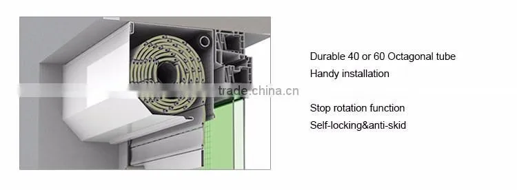 Modern High-End Electric Shutter Rolling Window