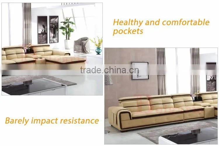 Latest Recliner durable eco-friendly new l shaped modern sofa design