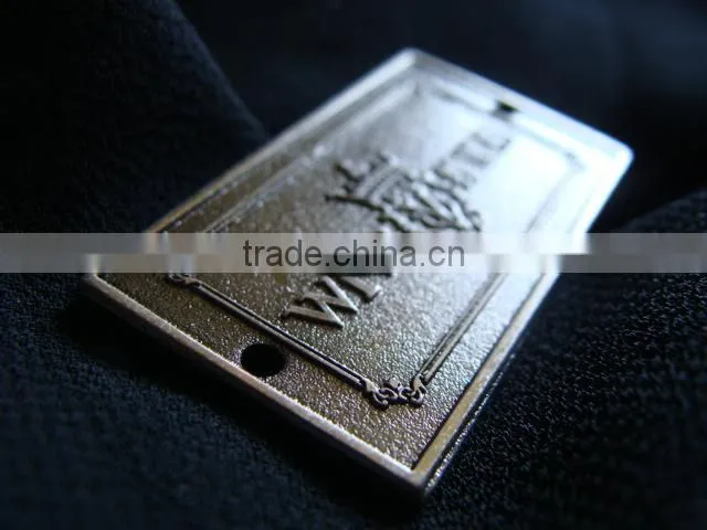 High quality custom metal logo for handbags