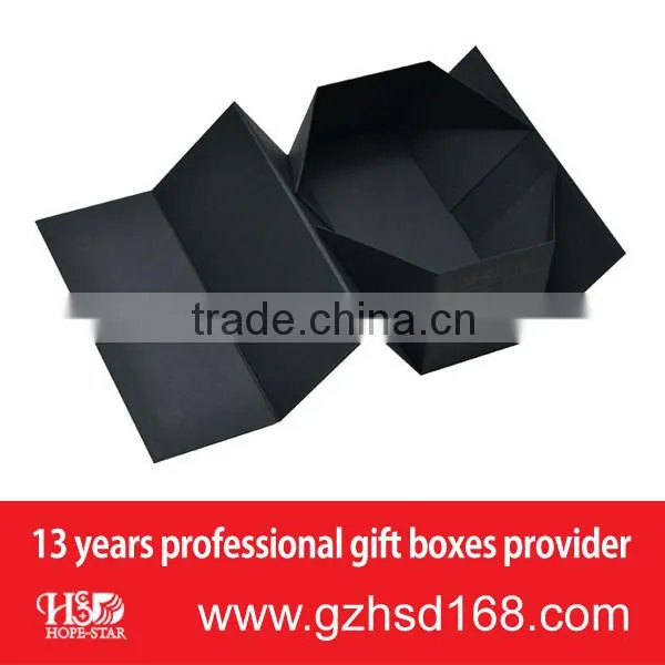 Elegant black folding box board wholesale in china