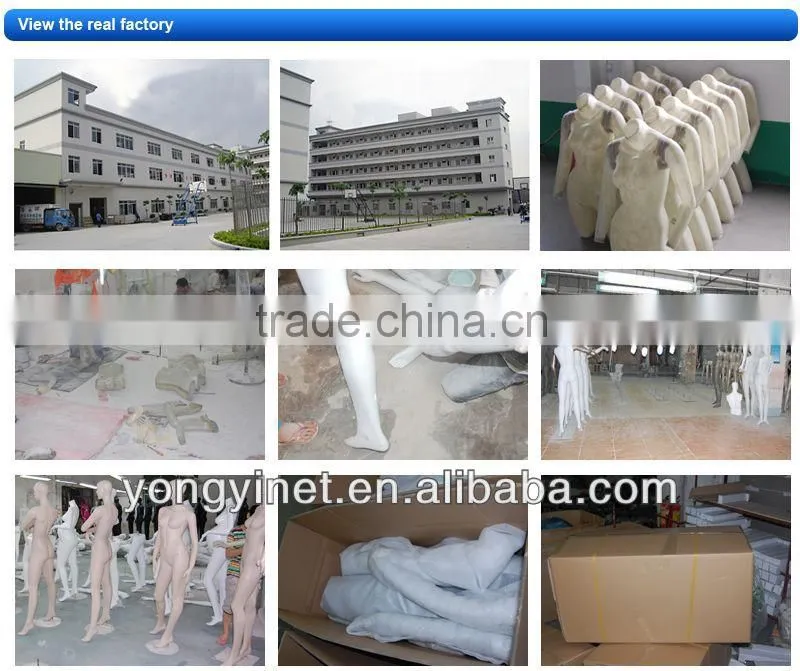 Wholesale custom fiberglass glossy body parts torso mannequin