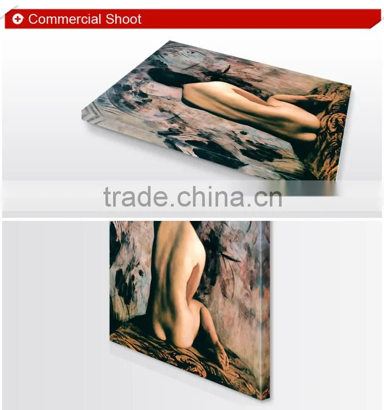 Decorative wall picture beautiful sexy nude woman oil painting