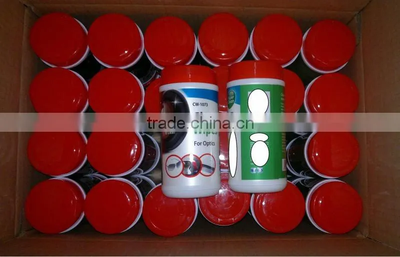 to Euro 100pc/canister optical lens wipe