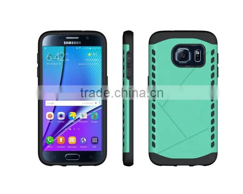 2016 New Arrival 2 in 1 TPU+PC Hybird Heavy Duty Armor Shield Cover Protective Case for Samsung Galaxy S6 S6edge s7 s7edge