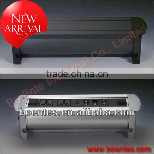 Rotatable Desktop Socket with 3 Duplex Outlets / Eectric Dektop Socket