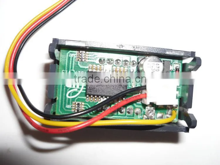 0.56inch DC0-10V 0-30V 3-wire LED digital dc voltmeter