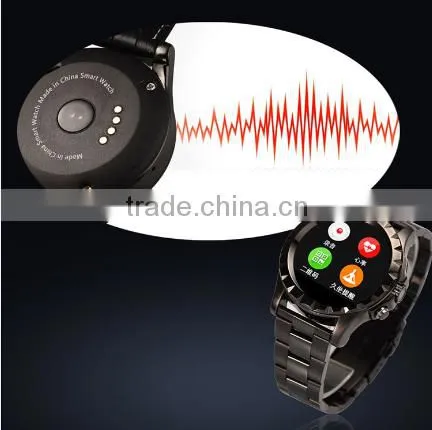 2015 hot selling heart rate monitor smart watch compatible with IOS/Android