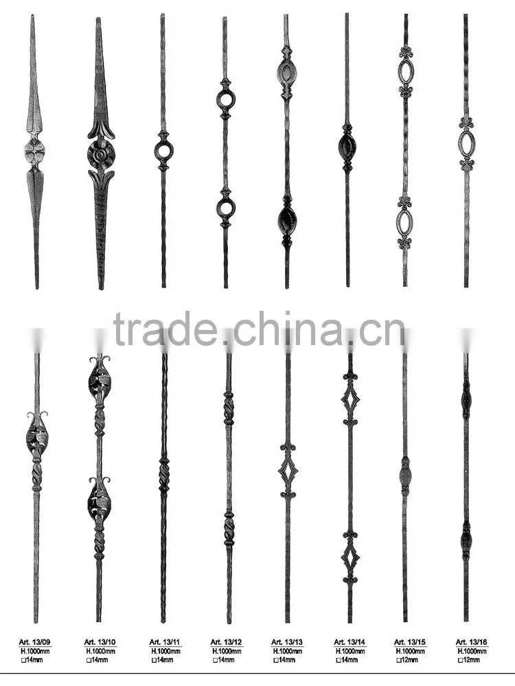 Decorative Ornamental Wrought Iron Balustrade