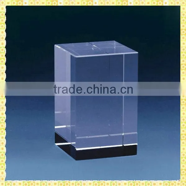 Handcrafted Blank Crystal Cube Souvenir Items For Promotion Items