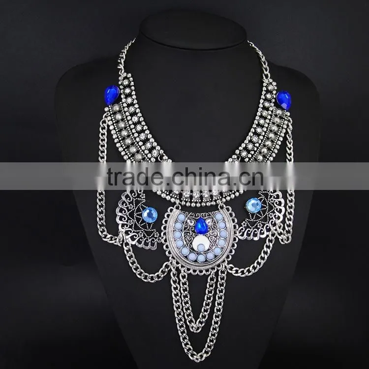 new 2015 alloy necklace ladies jewellery bijouterie
