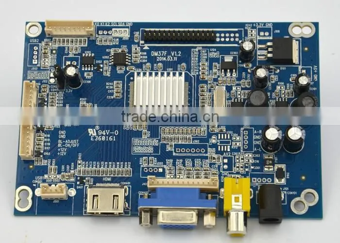 HDMI, VGA,AV interface Driver board for industrial, lcd controller board DM37F