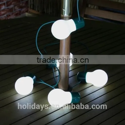 6M White Solar Party Festoon LED Light Bulb