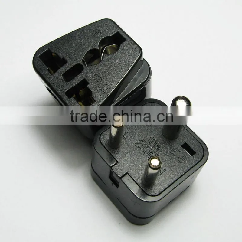 Plug with socket South Africa india plug adapter