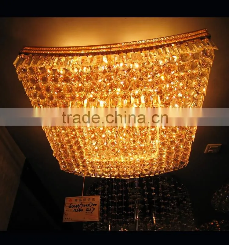Contemporary dining room crystal ceiling lighting