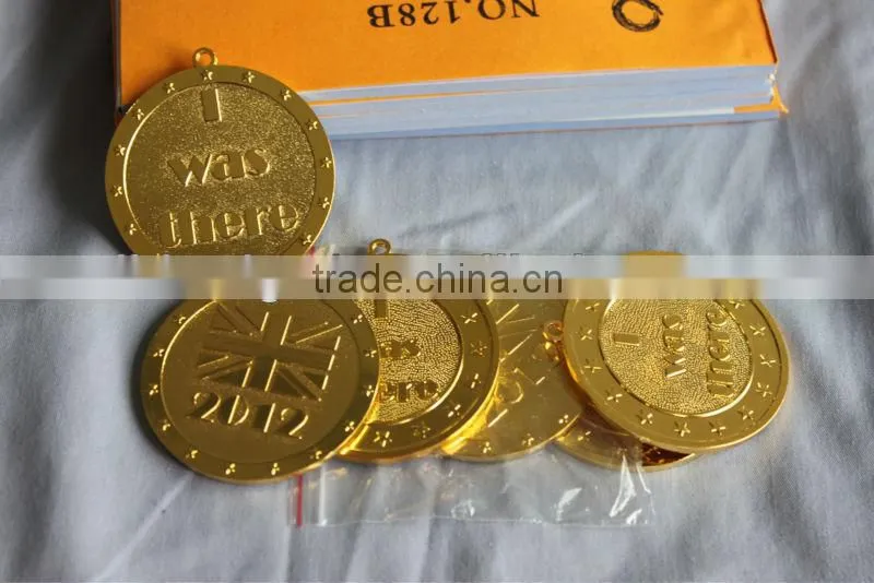 Custom metal medal in gold plating