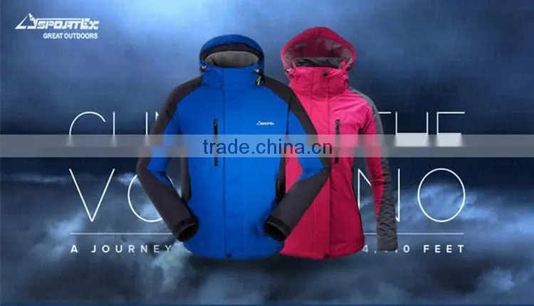 OEM service winter season apparel mountaineering cross-country skiing apparel camping jacket lovers trekking clothes