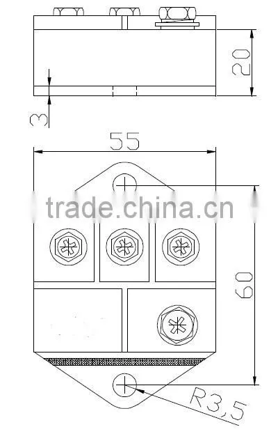 MXG/Y(L)40~70 Rotation triphase half bridg rectifier module