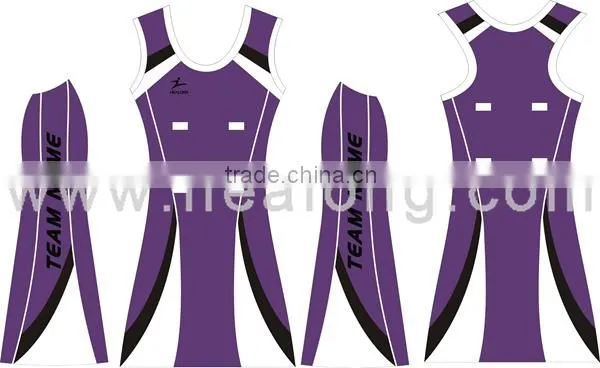 Latest sublimation netball dresses design