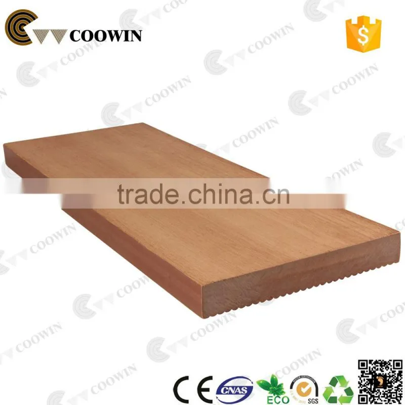 100% Recycled WPC Outdoor solid Decking for walkway
