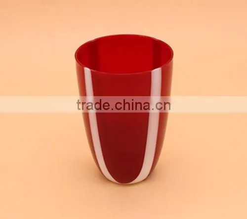 Hotsale Red Color Old Fashioned Glass