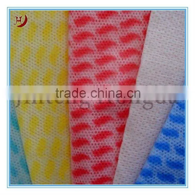 Household printed spunlace nonwoven cloth rolls