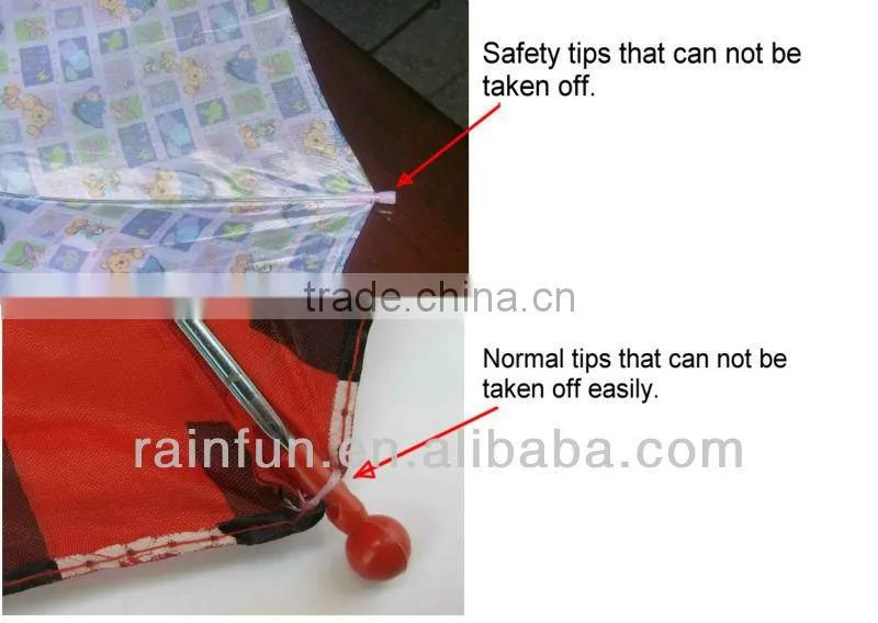 China factory wholesale mini kids red umbrella