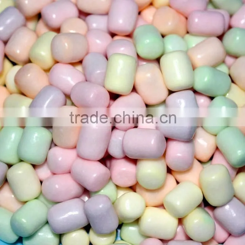novelty marshmallow with blue color center filled