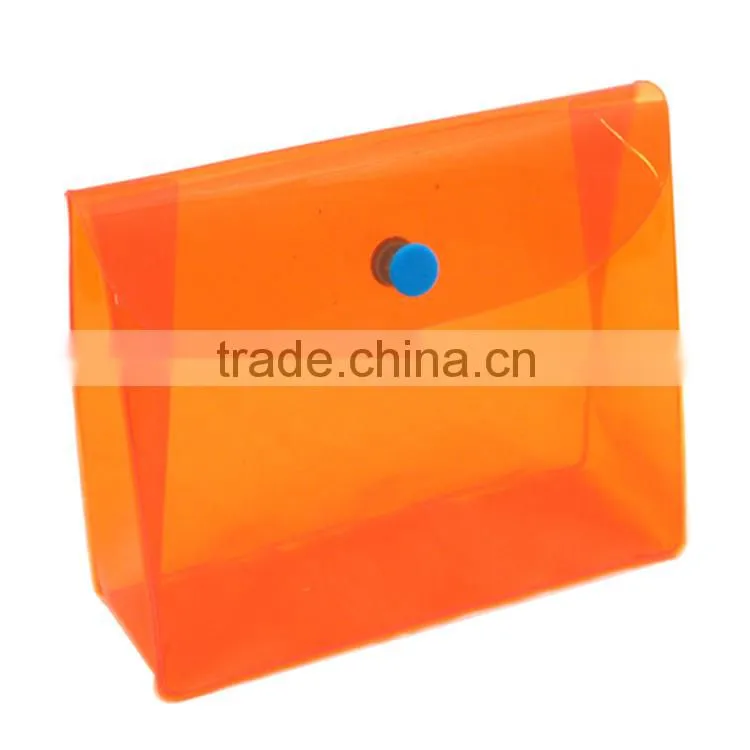 Custom Plastic PVC clear bag with logo print
