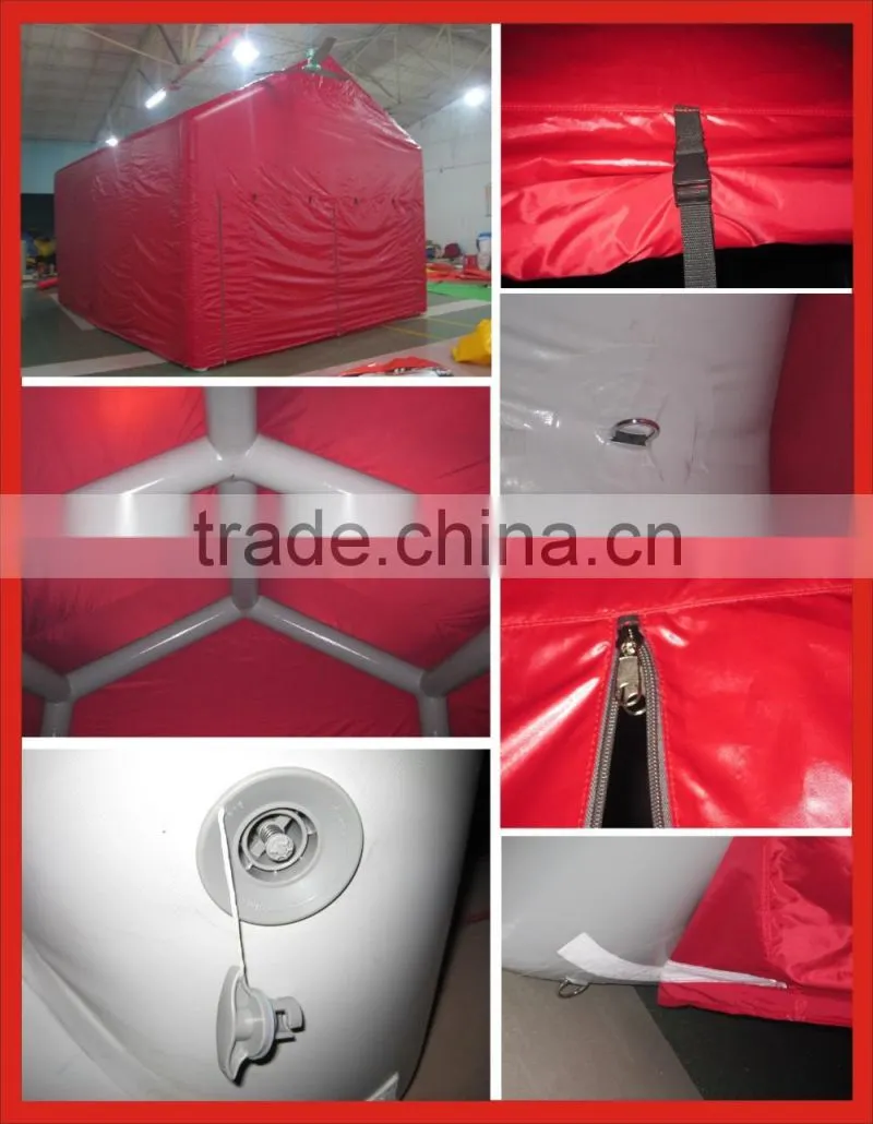 Factory Air Tight Making Red Inflatable Tent By Ji Ho Inflatables