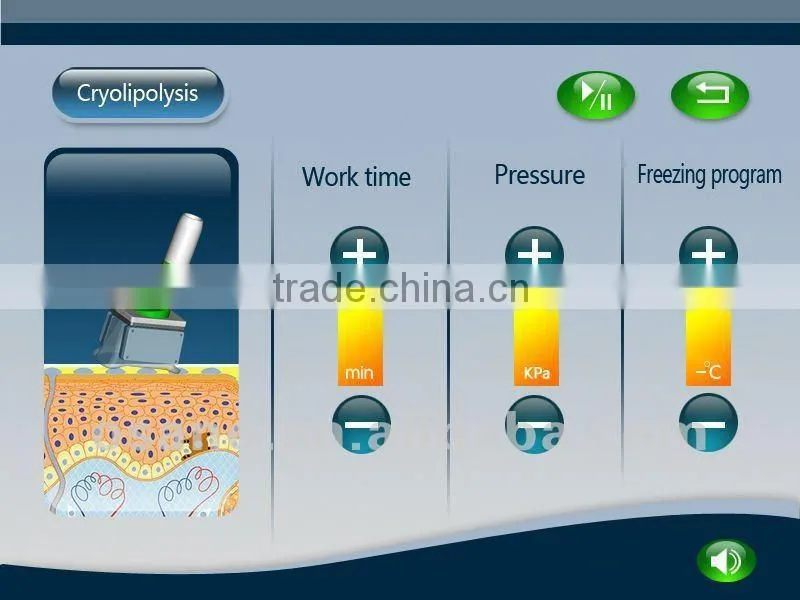 Professional OEM Ultrasoud Therapy Vacuum Cavitation RF CRYO Cellulite Reduction Machine