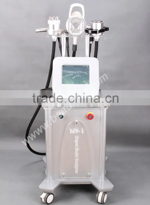 High quality body strong energy ultrasonic cavitation machine with 50khz cavitation bio light,280kpa vacuum