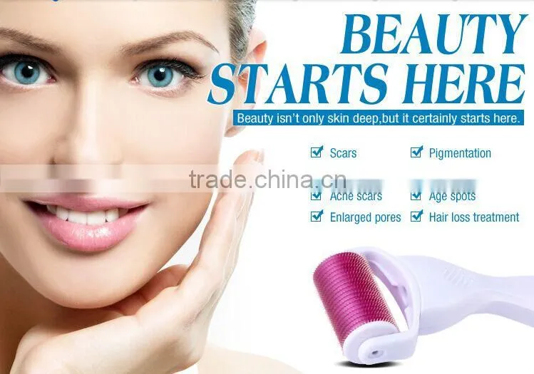 Latest micro needle 3 in 1 skin acne derma roller system
