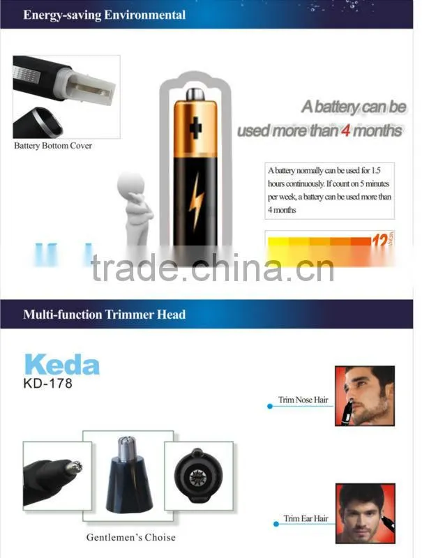 Black Nose Hair Trimmer
