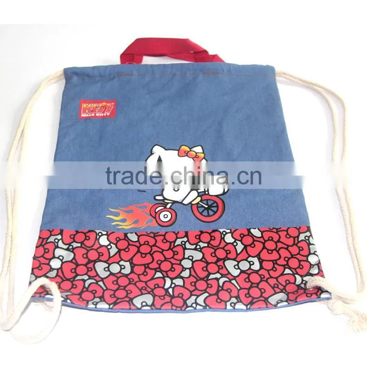 good quality custom pattern polyester drawstring bag, bag drawstring,cheap custom drawstring bags